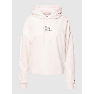 Sweat à capuche Tommy Hilfiger TJW BXY ESSENTIAL LO Faint Pink