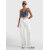 Crop top Mujer Tommy Hilfiger THE DISTY FLORAL LAC Azul Ditsy Estampado floral