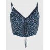 BLUE DISTY FLORAL PRINT