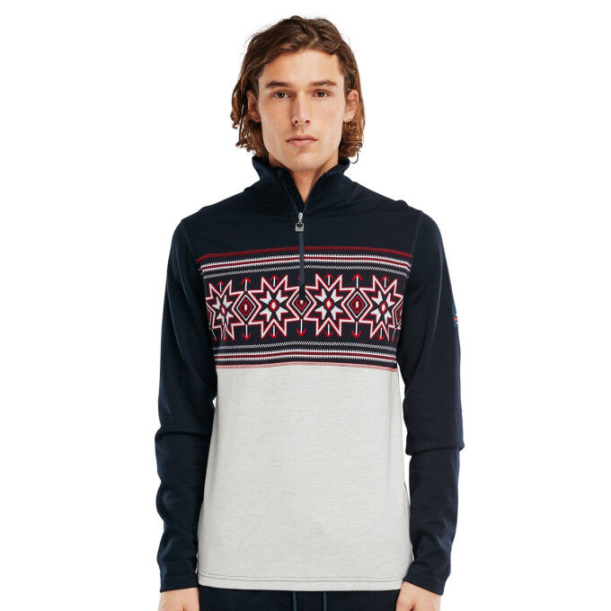 Dale of Norway OLYMPIA BASIC SWEATER MASCULINE Navy Off White Sweater