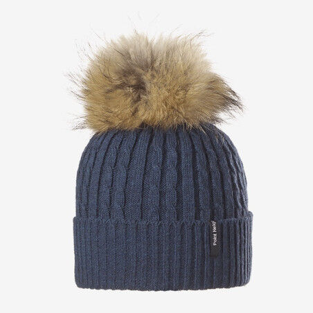 BONNET POMPON TORSADE