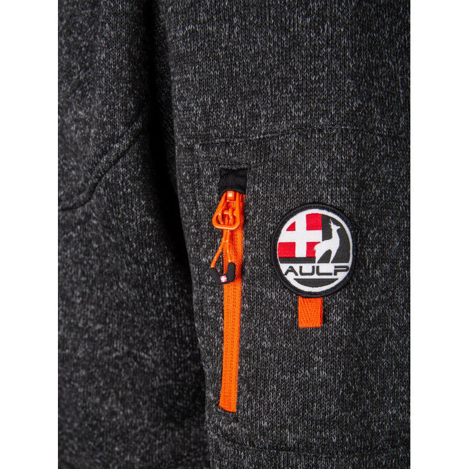 Aulp Men's Knitted Jacket NAVOY Black