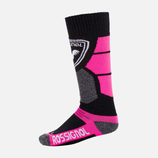 Rossignol JR PREMIUM WOOL Fluo Pink Ski Socks