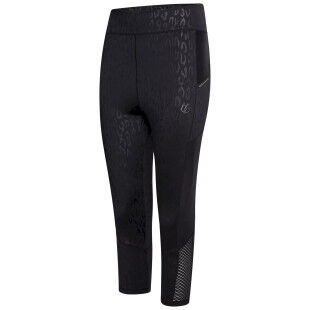 Leggings de mujer Dare 2 Be SHINE BRIGHT Negro Cera