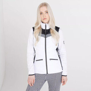 Dare 2 Be Burnish Quilted Vest White