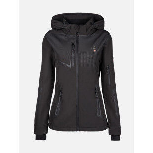 Aulp NELKA SOFTSHELL Chaqueta de esquí negra