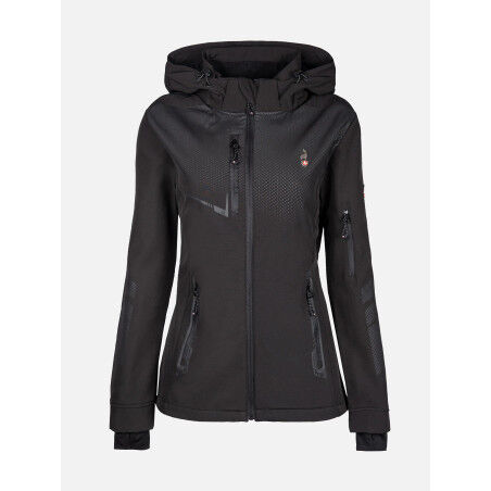 Aulp NELKA SOFTSHELL Chaqueta de esquí negra