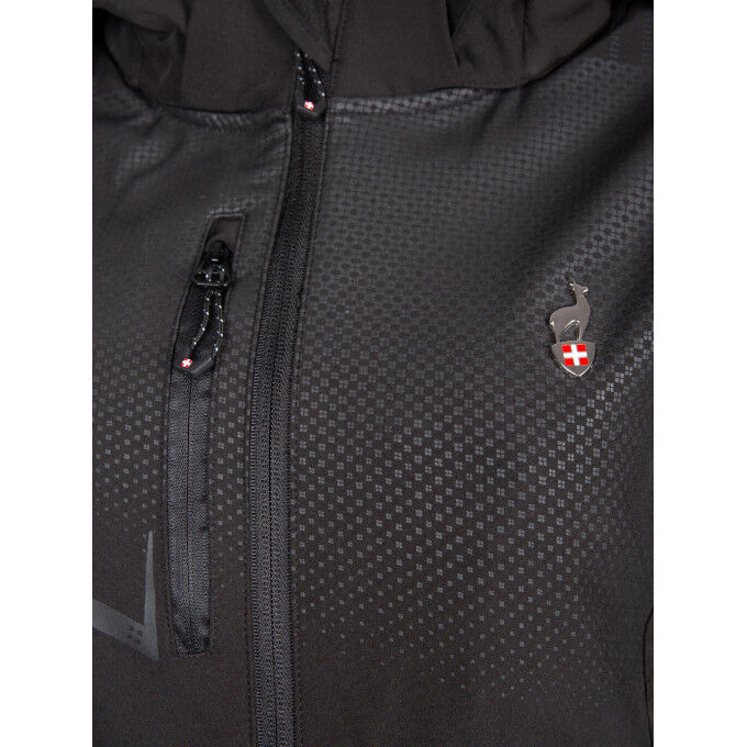 Aulp NELKA SOFTSHELL Chaqueta de esquí negra