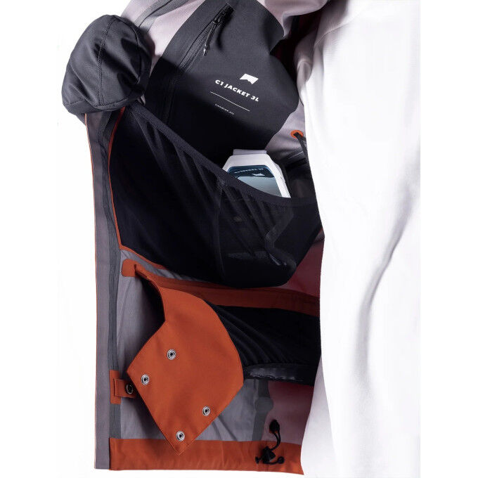 Candide C1 JACKET 3L Rooibos ski jacket