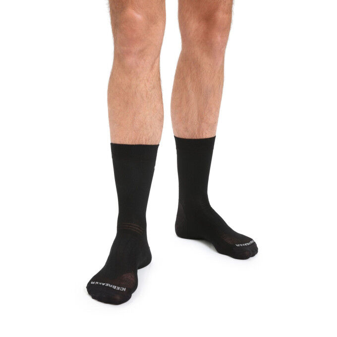M HIKE LINER CREW BLACK