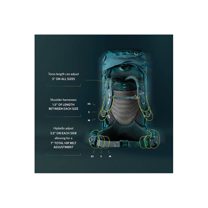 Gregory DEVA 70 Fog Grey backpack