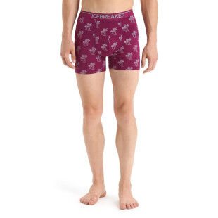 Sous-vêtement Icebreaker MEN ANATOMICA BOXERS GO BERRY / AOP Go Berry / Aop