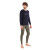 Camiseta hombre Icebreaker 200 Oasis Ski Stripes Midnight Navy