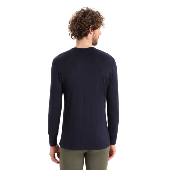 M 200 OASIS LS CREWE SKI STRIPES MIDNIGHT NAVY