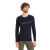 Camiseta hombre Icebreaker 200 Oasis Ski Stripes Midnight Navy