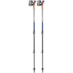 Bastones Leki TRAVELLER CARBON Midnightblue Dark Metallic/Light Anthracite/White