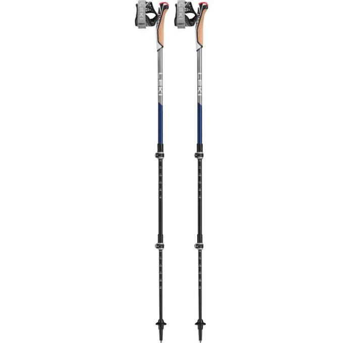 Leki TRAVELLER CARBON Midnightblue / Dark Metallic / Llight Anthracite / White walking poles Leki TRAVELLER CARBON Midnightblue / Dark Metallic / Llight Anthracite / White walking poles