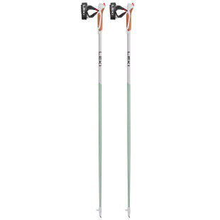 Leki PASSION Smoke Green / White / Dark Anthracite Nordic walking poles