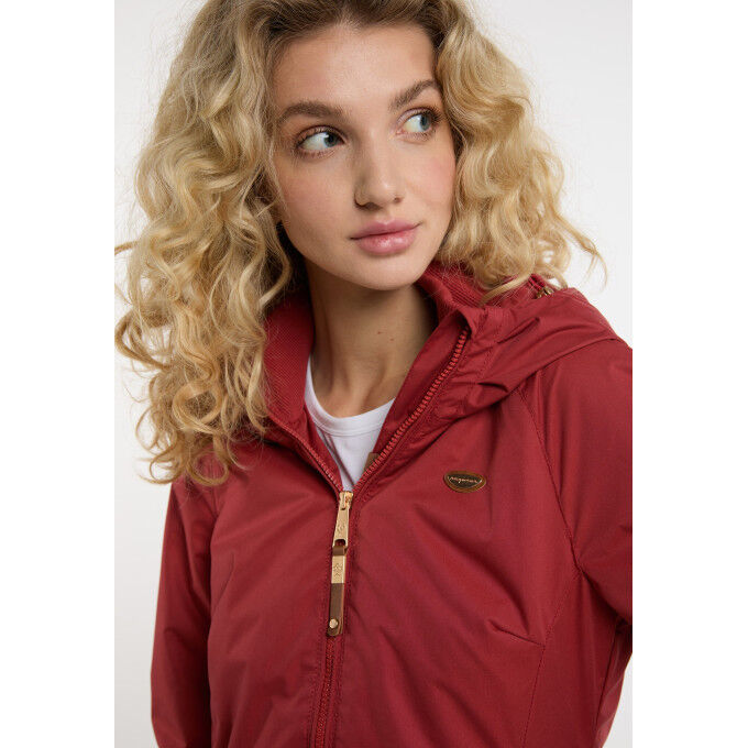 Ragwear Dizzie Terracotta women's hooded jacket