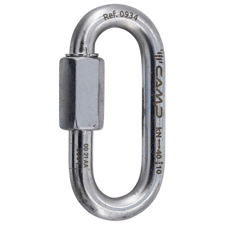 Maillon Camp MAILLON OVAL 8 MM ZINGUÉ Gris Acier