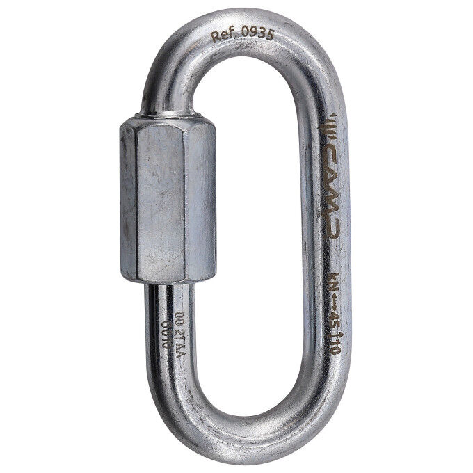 Maillon Camp MAILLON OVAL 8 MM ZINGUÉ Gris Acier