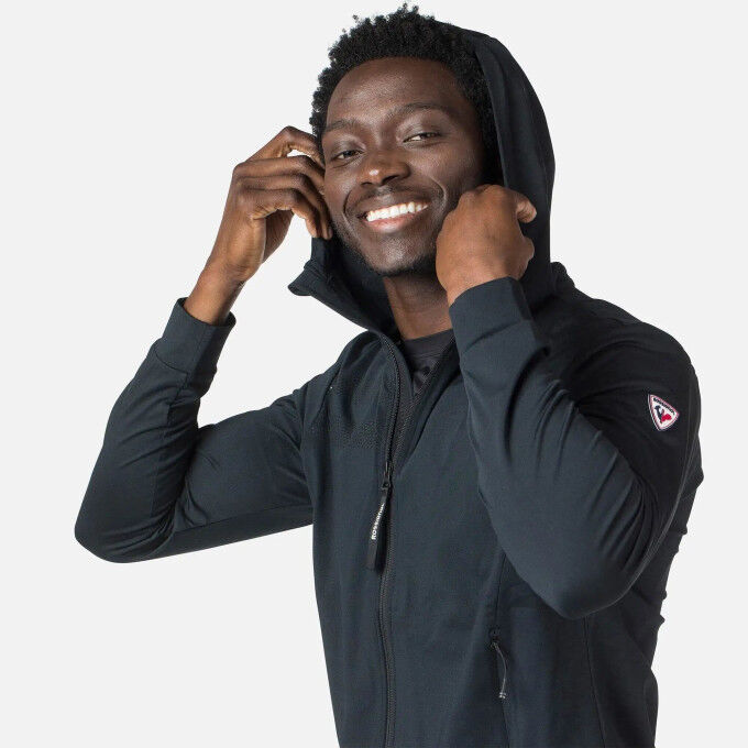 Sudadera con capucha Rossignol MEN'S ECO FULL Negro
