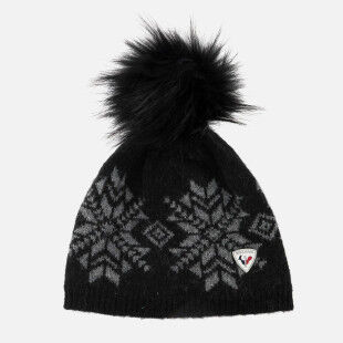 Rossignol L3 W SNOWFLAKE Winter Beanie Black