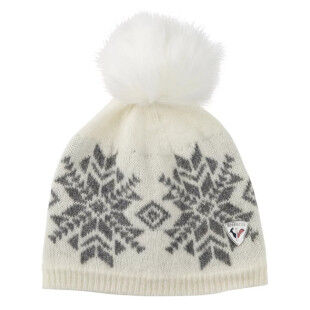 Rossignol L3 W SNOWFLAKE White winter hat