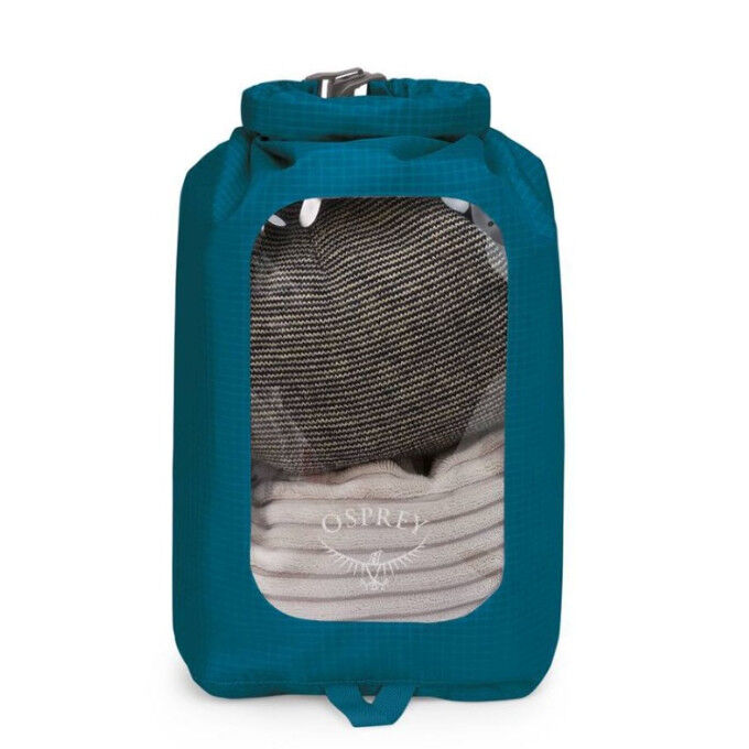 Bolsa impermeable Osprey DRY SACK 6 W/WINDOW Waterfront azul