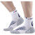 Calcetines de running Monnet RUN ELITE Blanco / Azul Marino