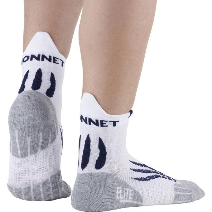 Calcetines de running Monnet RUN ELITE Blanco / Azul Marino