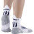 Calcetines de running Monnet RUN ELITE Blanco / Azul Marino