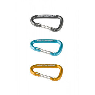 Mousqueton Sea To Summit PACK DE 3 MOUSQUETONS ACCESSOIRES / ACCESSORY CARABINER SET 3 PCS Grey, blue and orange