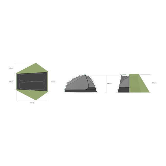 Tente Sea to Summit TELOS TR2 BIKEPACK Tente Sea to Summit TELOS TR2 BIKEPACK