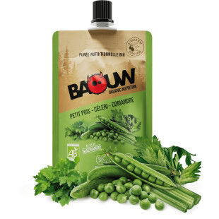 PUREE BIO PETIT POIS CELERI CORIANDRE 90G