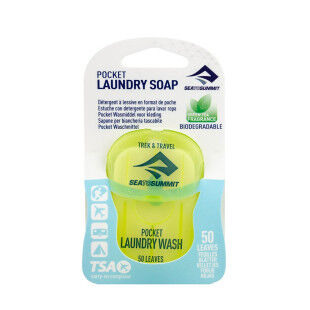 SAVON EN FEUILLES LESSIVE / TREK & TRAVEL POCKET SOAPS