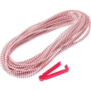 Cordón elástico para tienda de campaña MSR SHOCK CORD REPLACEMENT KIT rojo/blanco