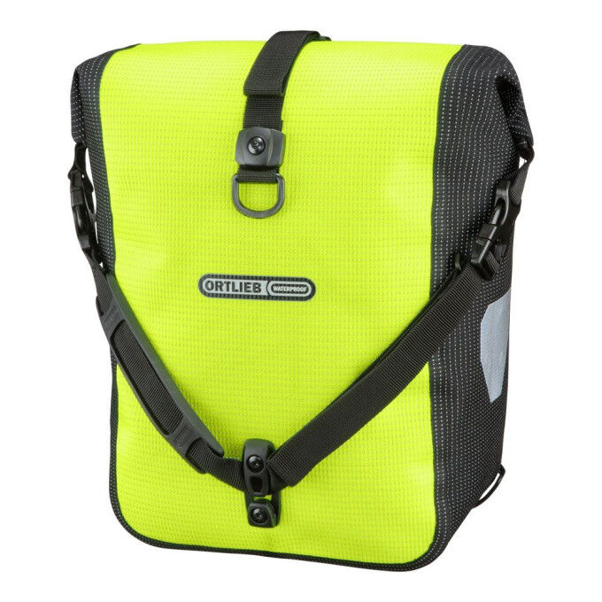 Alforjas bicicleta Ortlieb Sport-Roller Alta Visibilidad Amarillo Neón