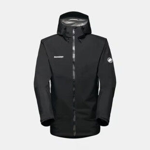 Mammut CONVEY TOUR HS HOODED JACKET MEN Black rain jacket
