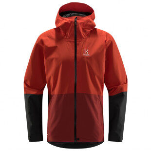 Haglofs FINCH PROOF JACKET MEN Habanero / Magnetite ski jacket
