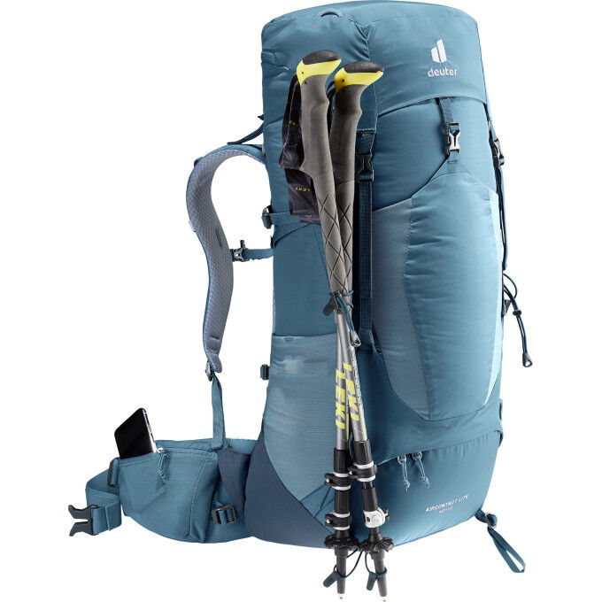 Mochila trekking Deuter AIRCONTACT LITE 40 + 10 Atlantic Ink