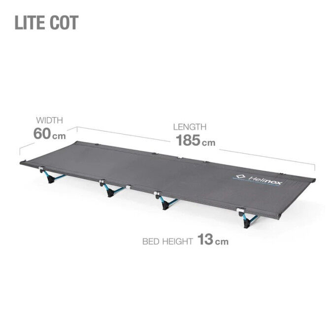 Helinox LITE COT BLACK folding bed Black Helinox LITE COT BLACK folding bed Black