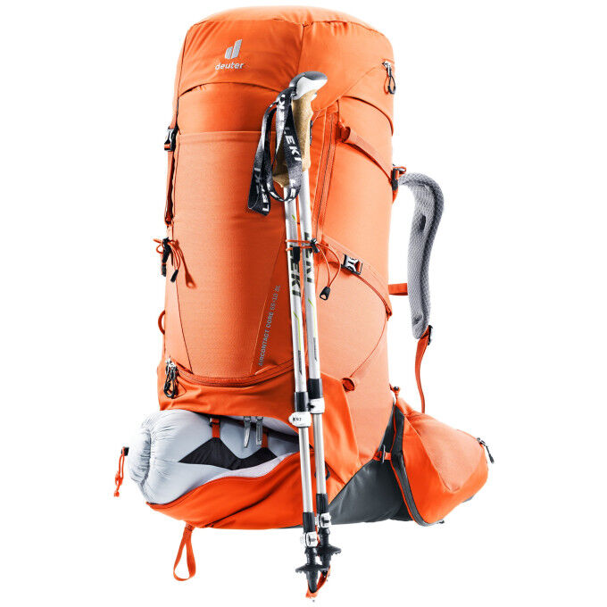 Backpack Deuter AIRCONTACT CORE 55+10 SL paprika/graphite