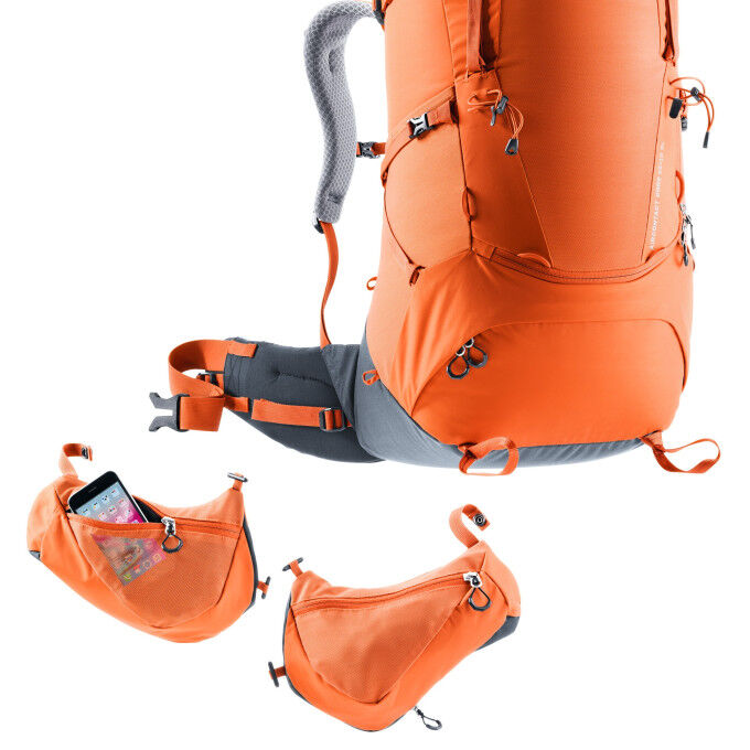 Backpack Deuter AIRCONTACT CORE 55+10 SL paprika/graphite