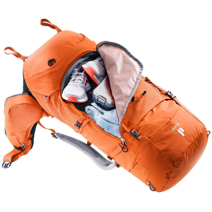 Backpack Deuter AIRCONTACT CORE 55+10 SL paprika/graphite