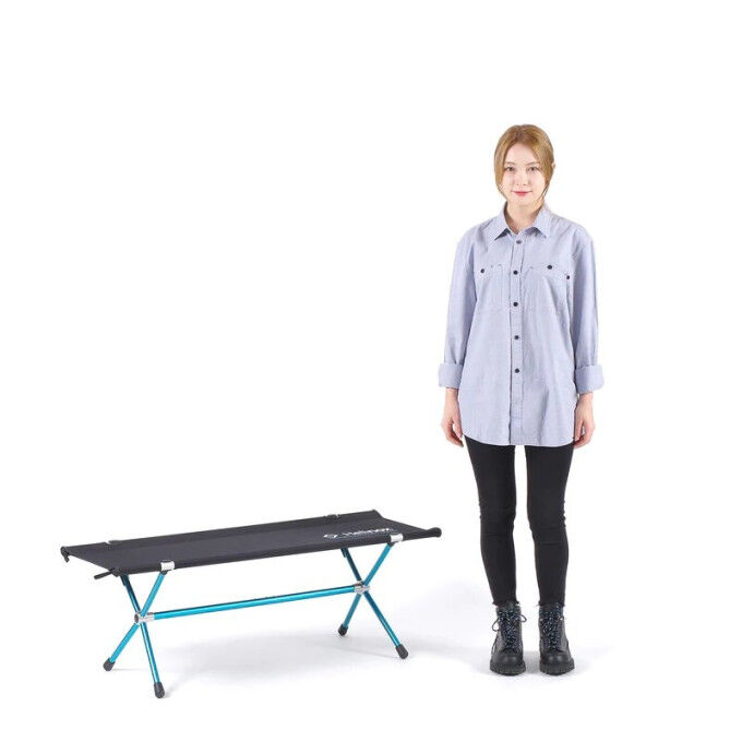 Banco plegable Helinox BENCH ONE Negro / Cian Azul