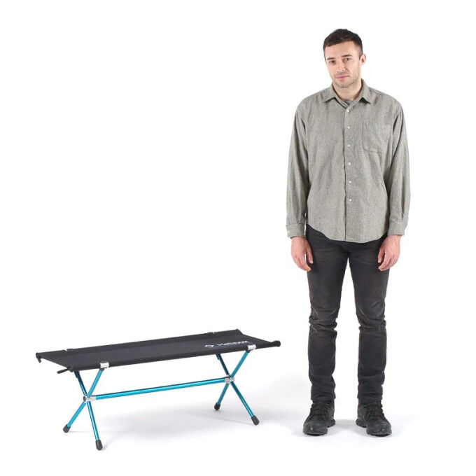 Helinox BENCH ONE Black / Cyan Blue folding bench Helinox BENCH ONE Black / Cyan Blue folding bench