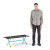 BENCH ONE BLACK-CYAN BLUE