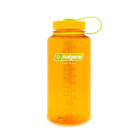 Nalgene water bottle SUSTAIN 1 L Clementine LARGE OPEN BOTTLE