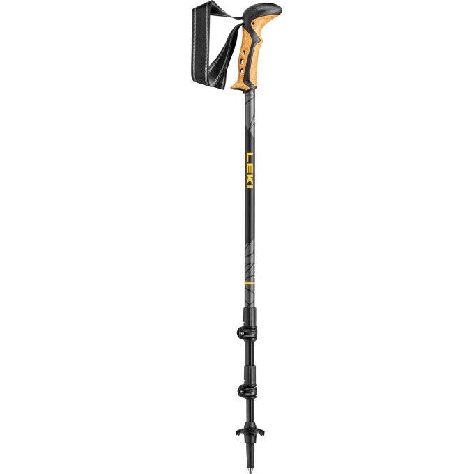 Leki KHUMBU LITE Black / Dark Anthracite / Mango hiking poles